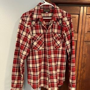 Iron Heart Ultra Heavy Flannel Western Shirt, XL